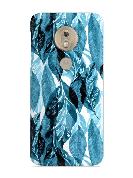 Leaves Pattern Jungle Snap Case for Motorola Moto G7 Play Zapvi