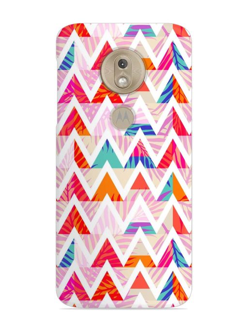 Abstract Triangle Background Snap Case for Motorola Moto G7 Play