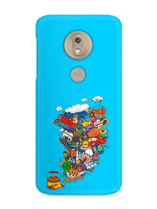 Vector Design Indian Snap Case for Motorola Moto G7 Play Zapvi