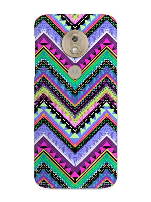 Tribal Aztec Print Snap Case for Motorola Moto G7 Play Zapvi