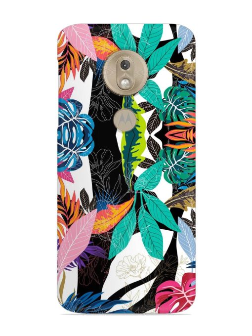 Floral Pattern Bright Snap Case for Motorola Moto G7 Play Zapvi