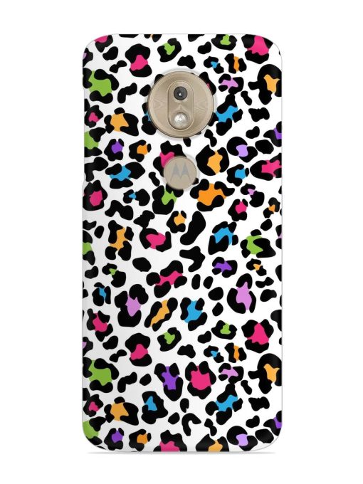 Seamless Leopard Pattern Snap Case for Motorola Moto G7 Play Zapvi