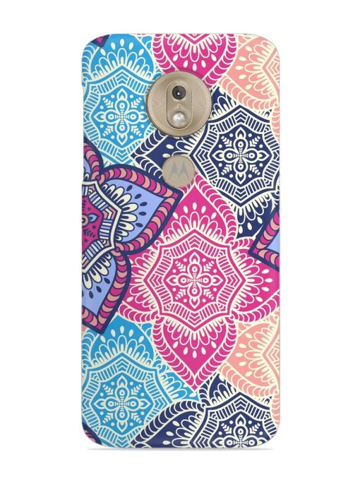 Ethnic Floral Seamless Snap Case for Motorola Moto G7 Play