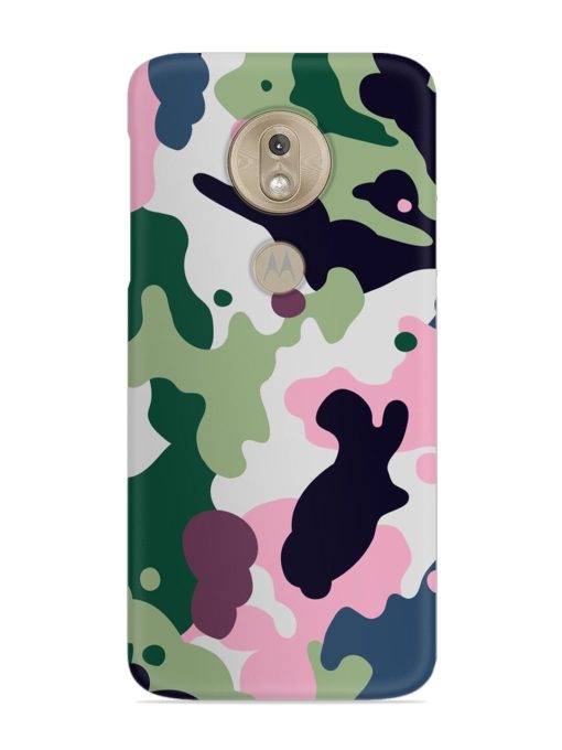 Seamless Funky Camouflage Snap Case for Motorola Moto G7 Play Zapvi