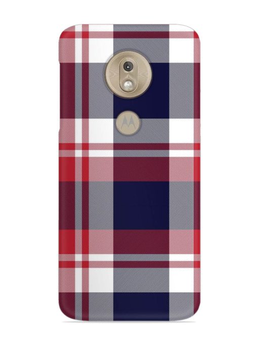 Classic Plaid Tartan Snap Case for Motorola Moto G7 Play Zapvi