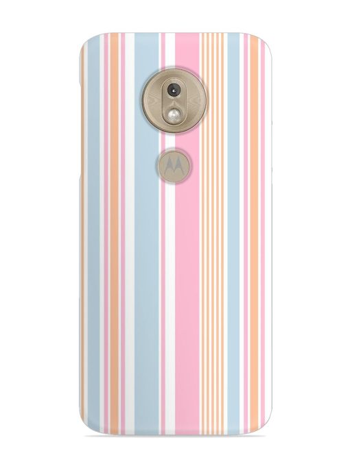 Stripe Seamless Pattern Snap Case for Motorola Moto G7 Play Zapvi