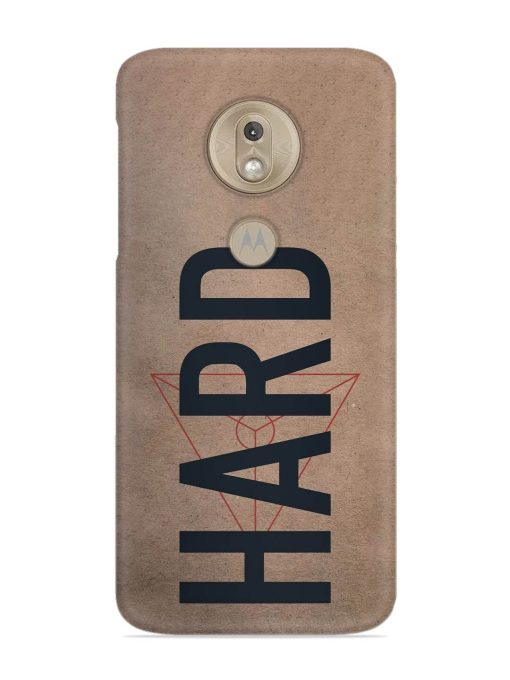 Hard Typo Snap Case for Motorola Moto G7 Play Zapvi