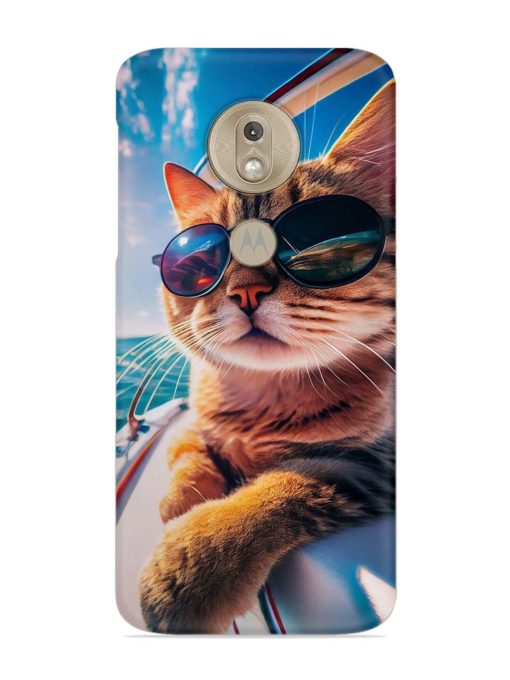 Cat In Style Snap Case for Motorola Moto G7 Play Zapvi