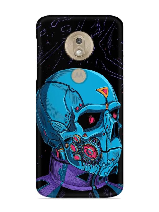 Skull Robo Vector Snap Case for Motorola Moto G7 Play Zapvi