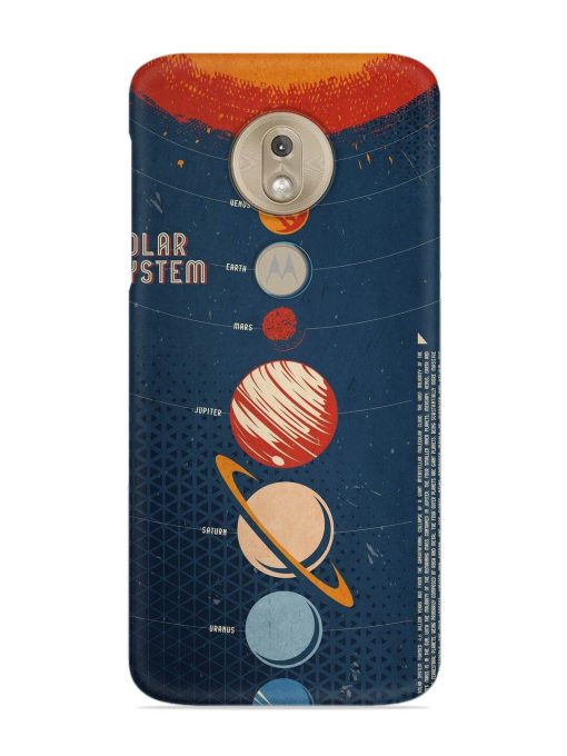 Solar System Vector Snap Case for Motorola Moto G7 Play Zapvi