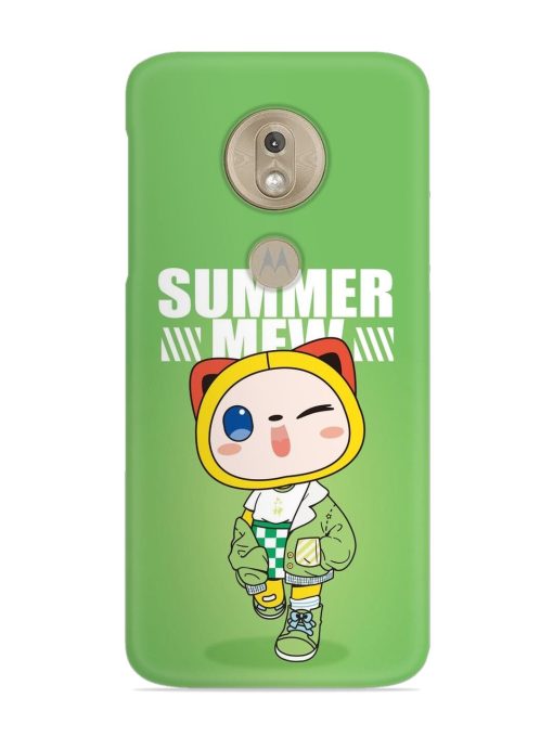 Summer Mew Snap Case for Motorola Moto G7 Play Zapvi