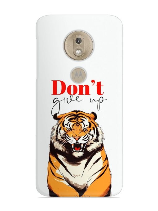 Don'T Give Up Tiger Art Snap Case for Motorola Moto G7 Play Zapvi