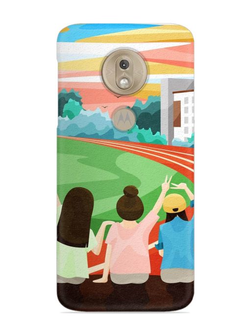 School Playground Snap Case for Motorola Moto G7 Play