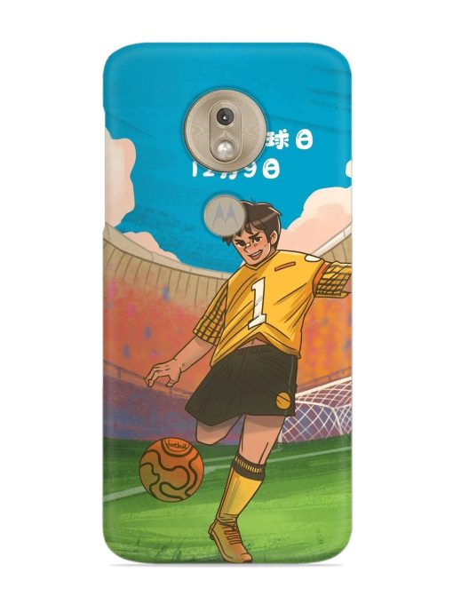 Soccer Kick Snap Case for Motorola Moto G7 Play