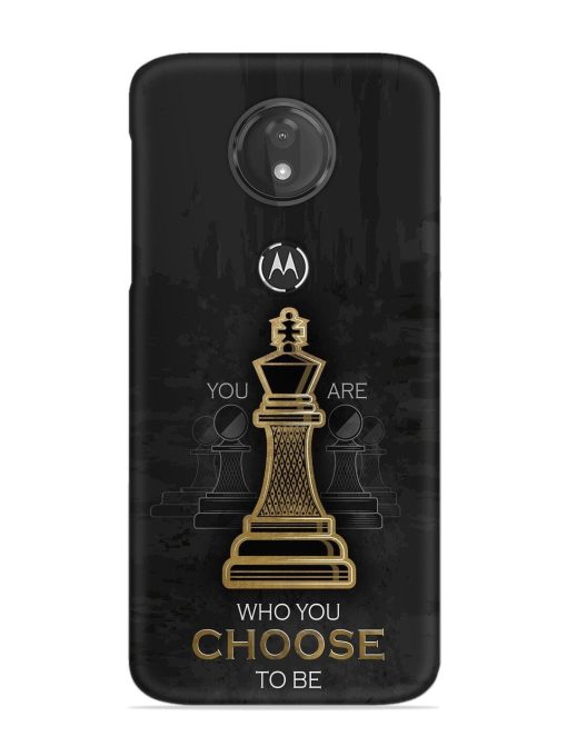 You Are Who Choose To Be Snap Case for Motorola Moto G7 Power Zapvi