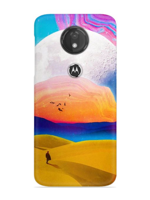 Sandy Desert Snap Case for Motorola Moto G7 Power Zapvi