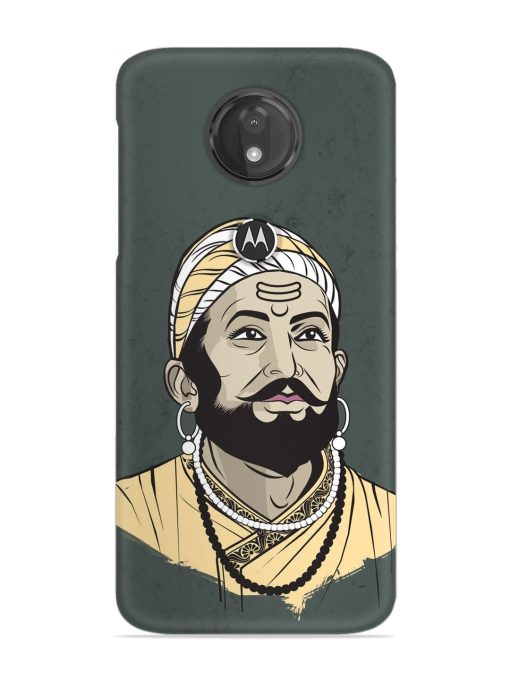 Shivaji Maharaj Vector Art Snap Case for Motorola Moto G7 Power