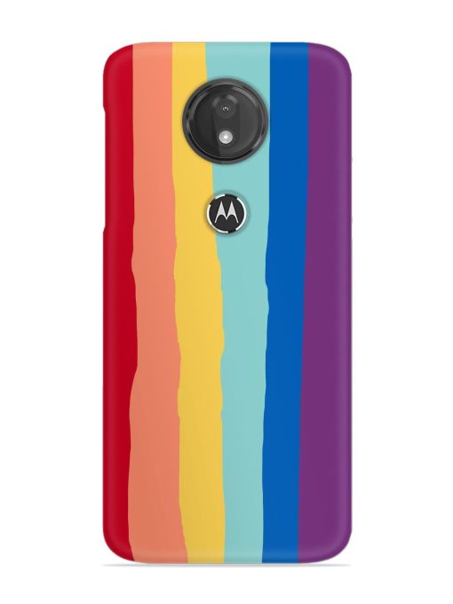 Rainbow Genuine Liquid Snap Case for Motorola Moto G7 Power