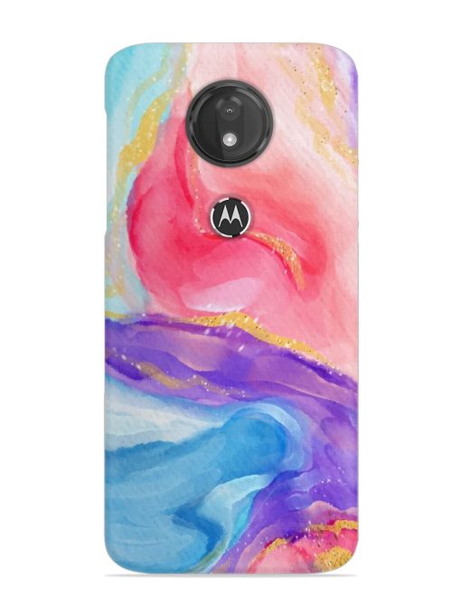 Watercolor Gradient Snap Case for Motorola Moto G7 Power