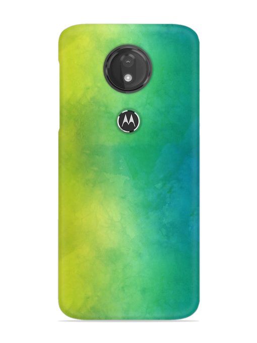 Yellow Green Gradient Snap Case for Motorola Moto G7 Power Zapvi