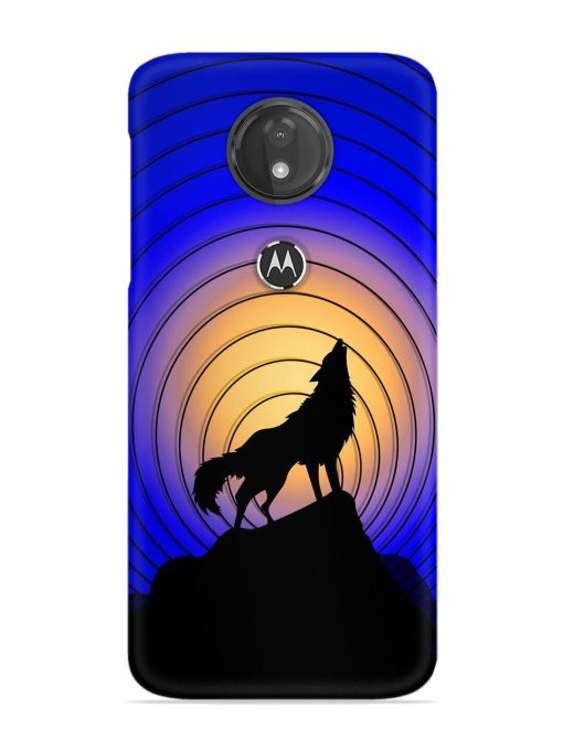 Fox Roaring Design Snap Case for Motorola Moto G7 Power