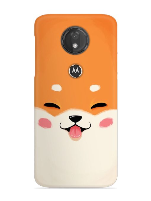 Happy Cat Art Snap Case for Motorola Moto G7 Power