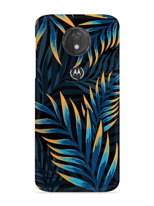 Abstract Leaf Art Snap Case for Motorola Moto G7 Power