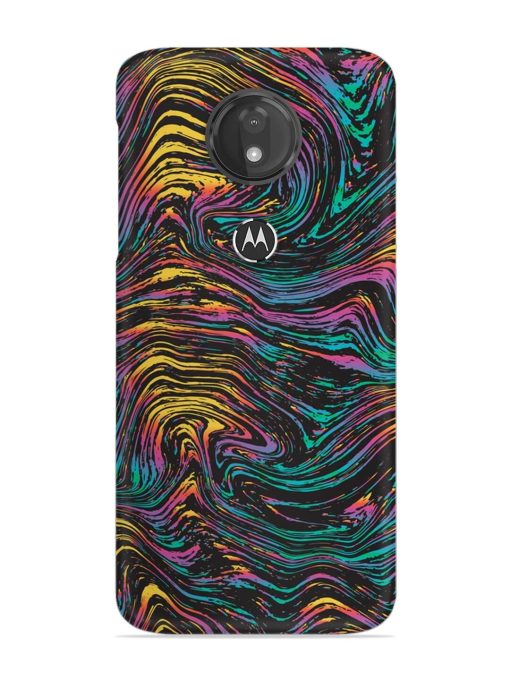 Abstract Liquid Colors Snap Case for Motorola Moto G7 Power Zapvi