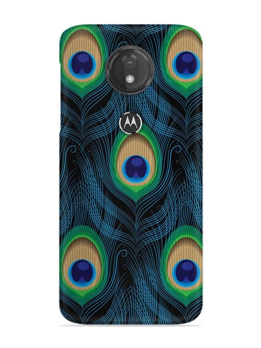 Seamless Pattern Peacock Snap Case for Motorola Moto G7 Power