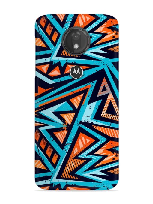 Abstract Seamless Grunge Snap Case for Motorola Moto G7 Power