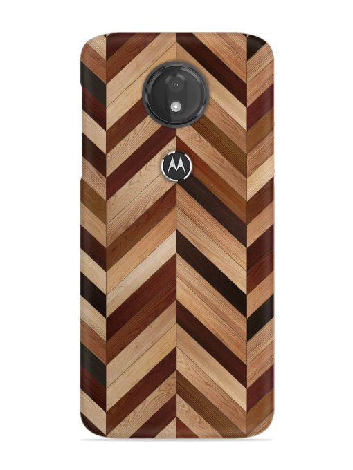 Seamless Wood Parquet Snap Case for Motorola Moto G7 Power