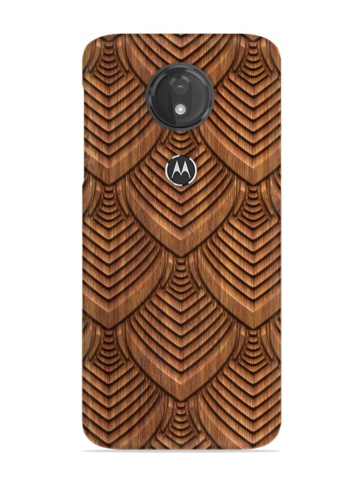 Carved Pattern On Snap Case for Motorola Moto G7 Power Zapvi