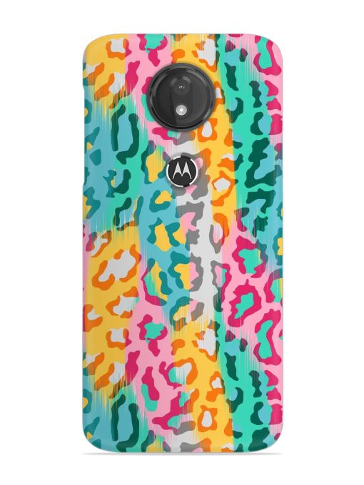 Seamless Vector Colorful Snap Case for Motorola Moto G7 Power Zapvi