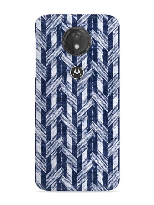 Abstract Herringbone Motif Snap Case for Motorola Moto G7 Power Zapvi