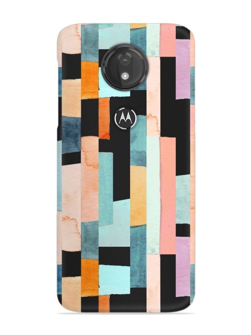 Geometric Seamless Pattern Snap Case for Motorola Moto G7 Power Zapvi