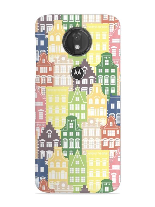 Seamless Shapes Pattern Snap Case for Motorola Moto G7 Power Zapvi