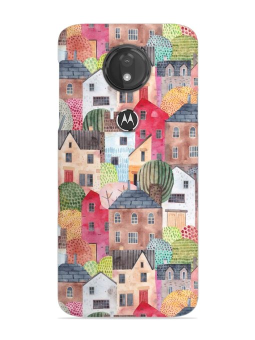 Abstract Seamless Pattern Snap Case for Motorola Moto G7 Power Zapvi