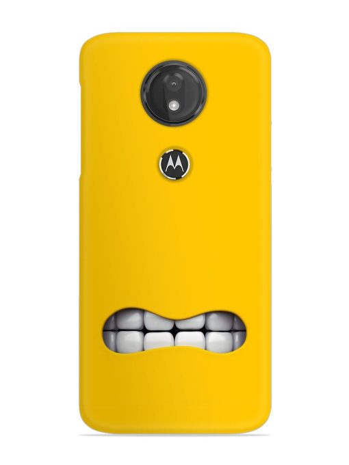 Mouth Character On Snap Case for Motorola Moto G7 Power Zapvi