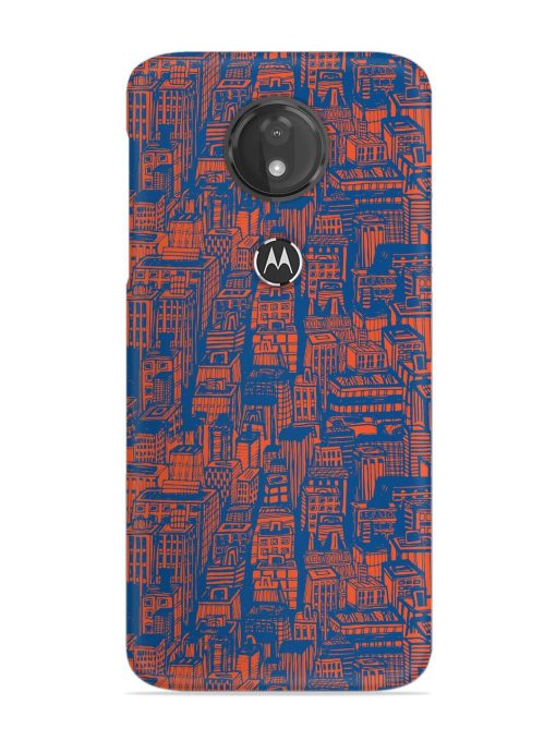 Hand Drawn Seamless Snap Case for Motorola Moto G7 Power Zapvi