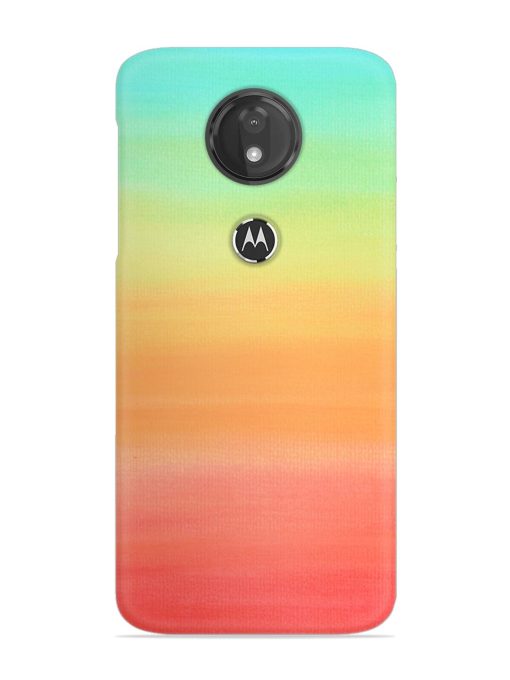 Background Sky Watercolor Snap Case for Motorola Moto G7 Power Zapvi