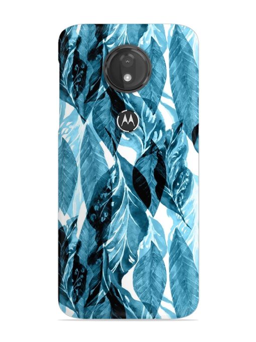 Leaves Pattern Jungle Snap Case for Motorola Moto G7 Power Zapvi