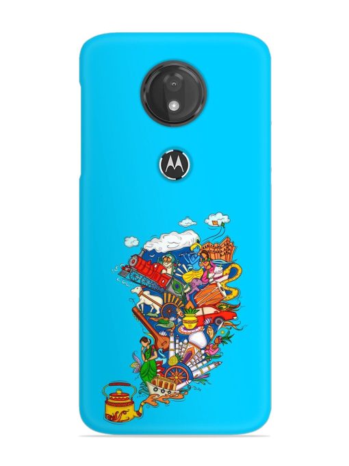 Vector Design Indian Snap Case for Motorola Moto G7 Power