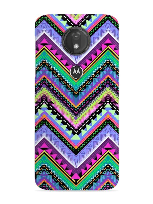 Tribal Aztec Print Snap Case for Motorola Moto G7 Power Zapvi