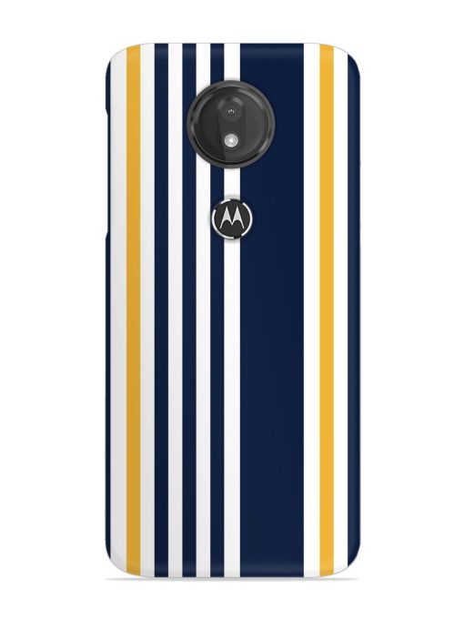 Seamless Stripe Pattern Snap Case for Motorola Moto G7 Power Zapvi