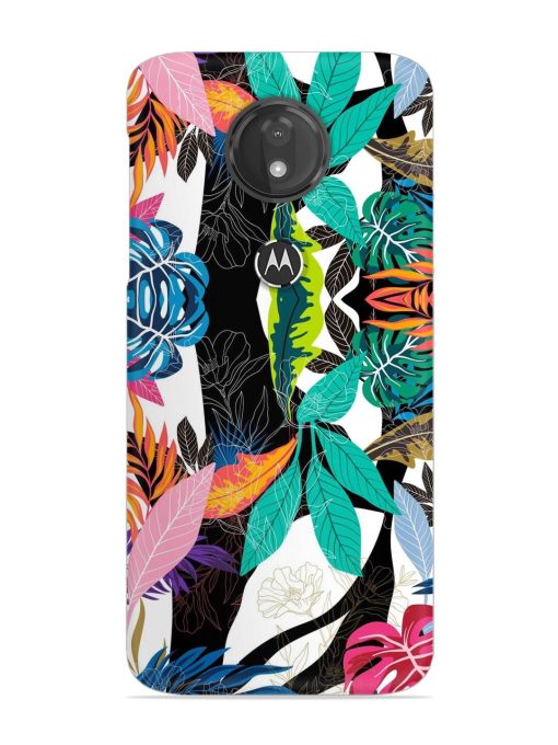 Floral Pattern Bright Snap Case for Motorola Moto G7 Power Zapvi