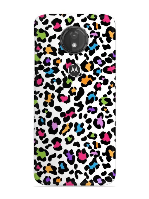 Seamless Leopard Pattern Snap Case for Motorola Moto G7 Power Zapvi