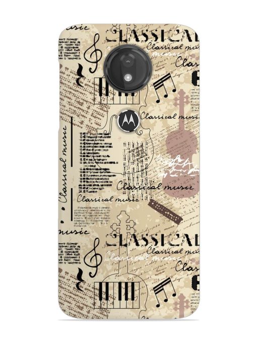 Classical Music Lpattern Snap Case for Motorola Moto G7 Power Zapvi