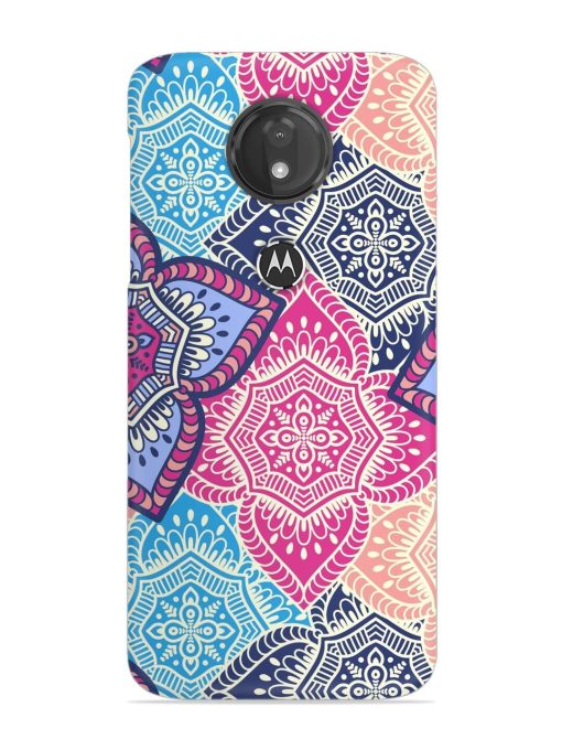 Ethnic Floral Seamless Snap Case for Motorola Moto G7 Power Zapvi