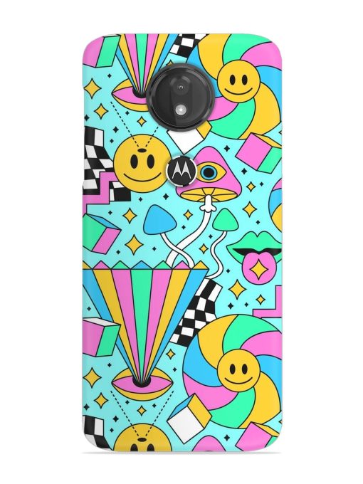 Trippy Rainbow 60S Snap Case for Motorola Moto G7 Power