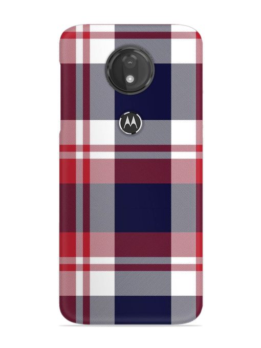 Classic Plaid Tartan Snap Case for Motorola Moto G7 Power Zapvi